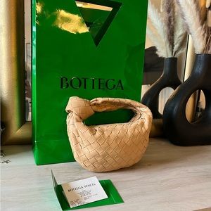 Bottega Veneta Mini Jodi in “Almond”